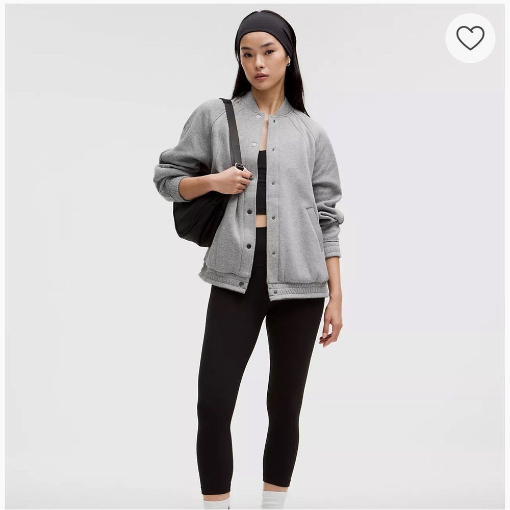 NWOT Women’s Lululemon Scuba Oversized Varsity Jacket Plush Size XL/XXL